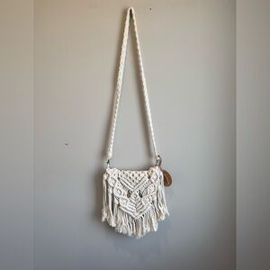 Hand made macrame crossbody purse made by me with love!